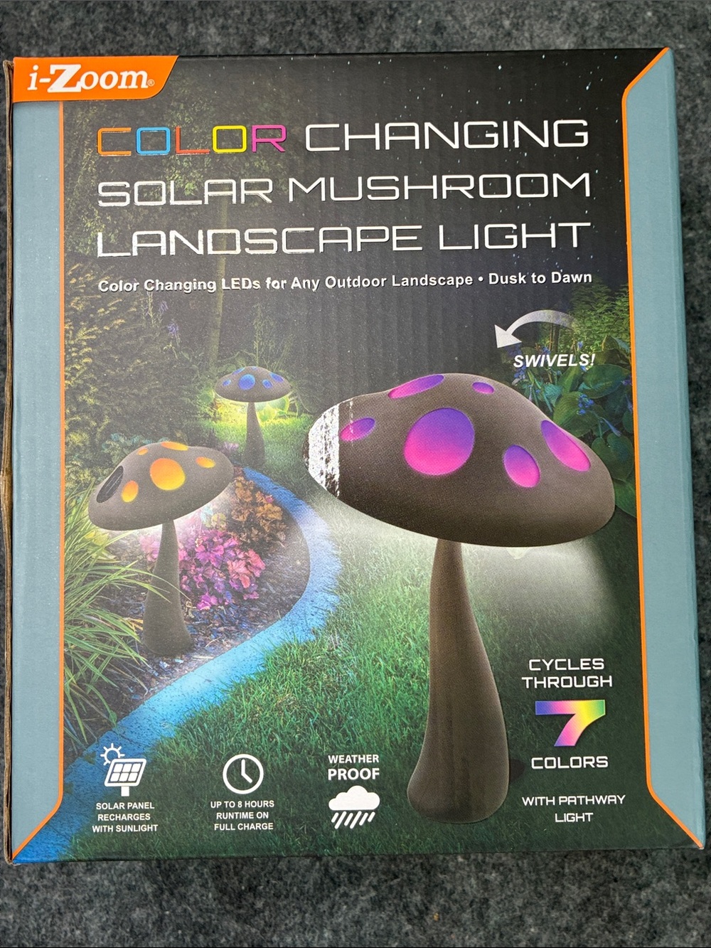 App controlled Color changing LED mushroom MSRP (60$)